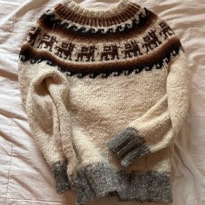 Vintage Wool Ski Sweater